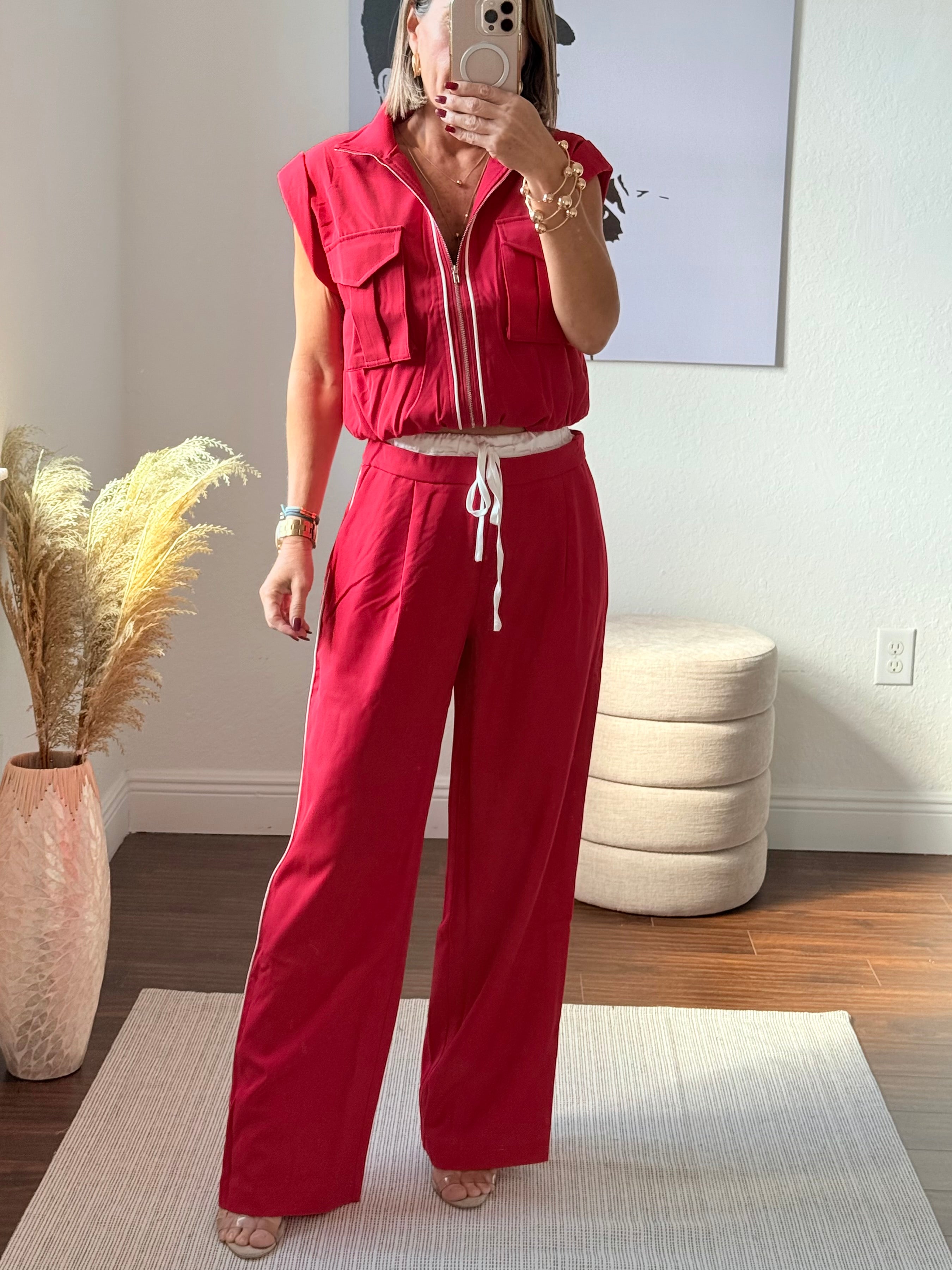 Cozy-Chic Double Waistband Set