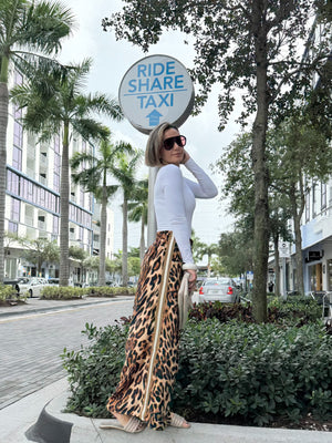 Casual & Comfy Animal Print Pants