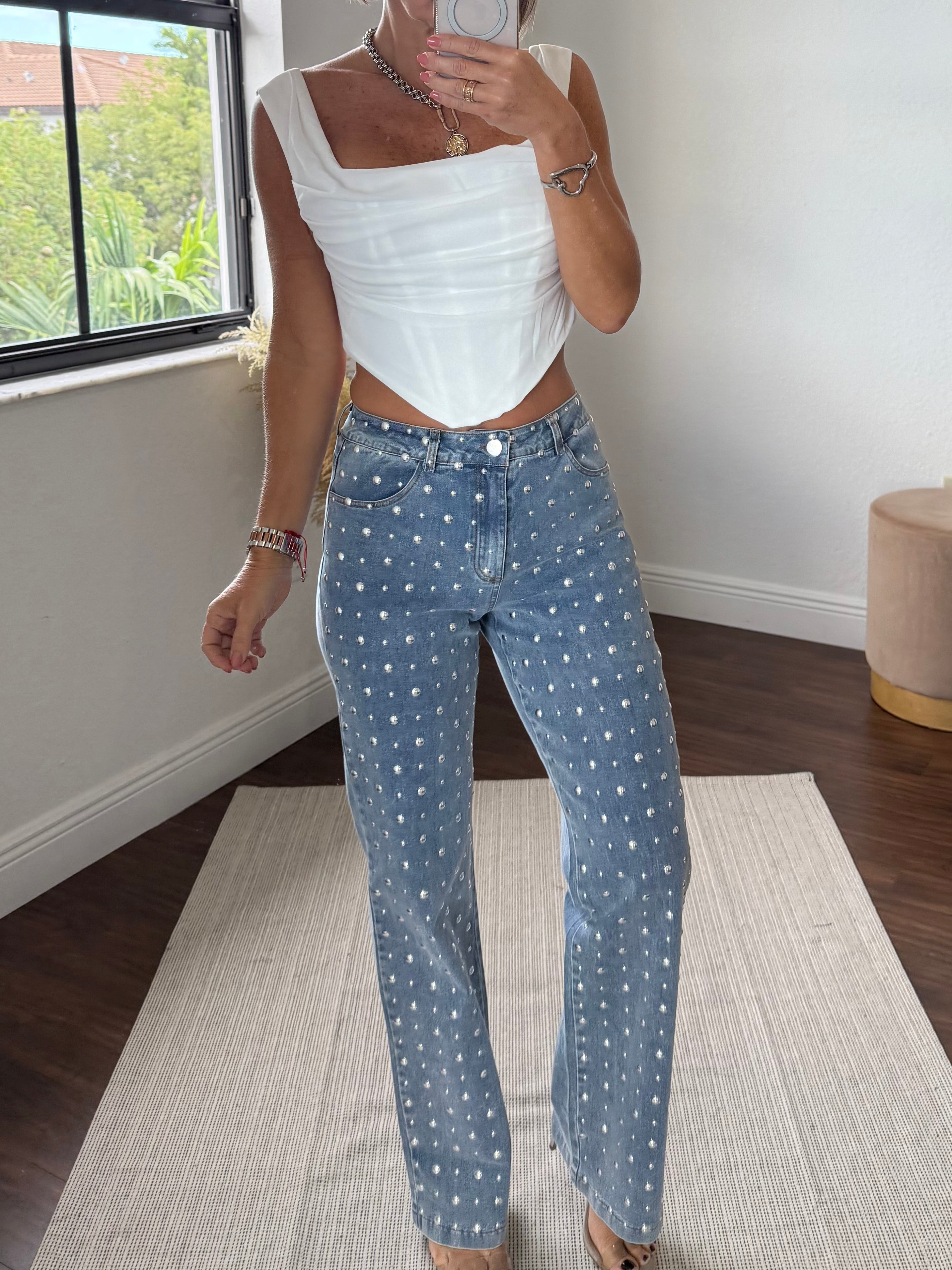 Studs  Jeans