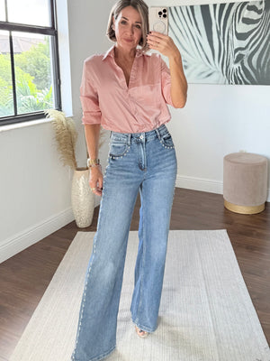 Rose  Silk bodysuit
