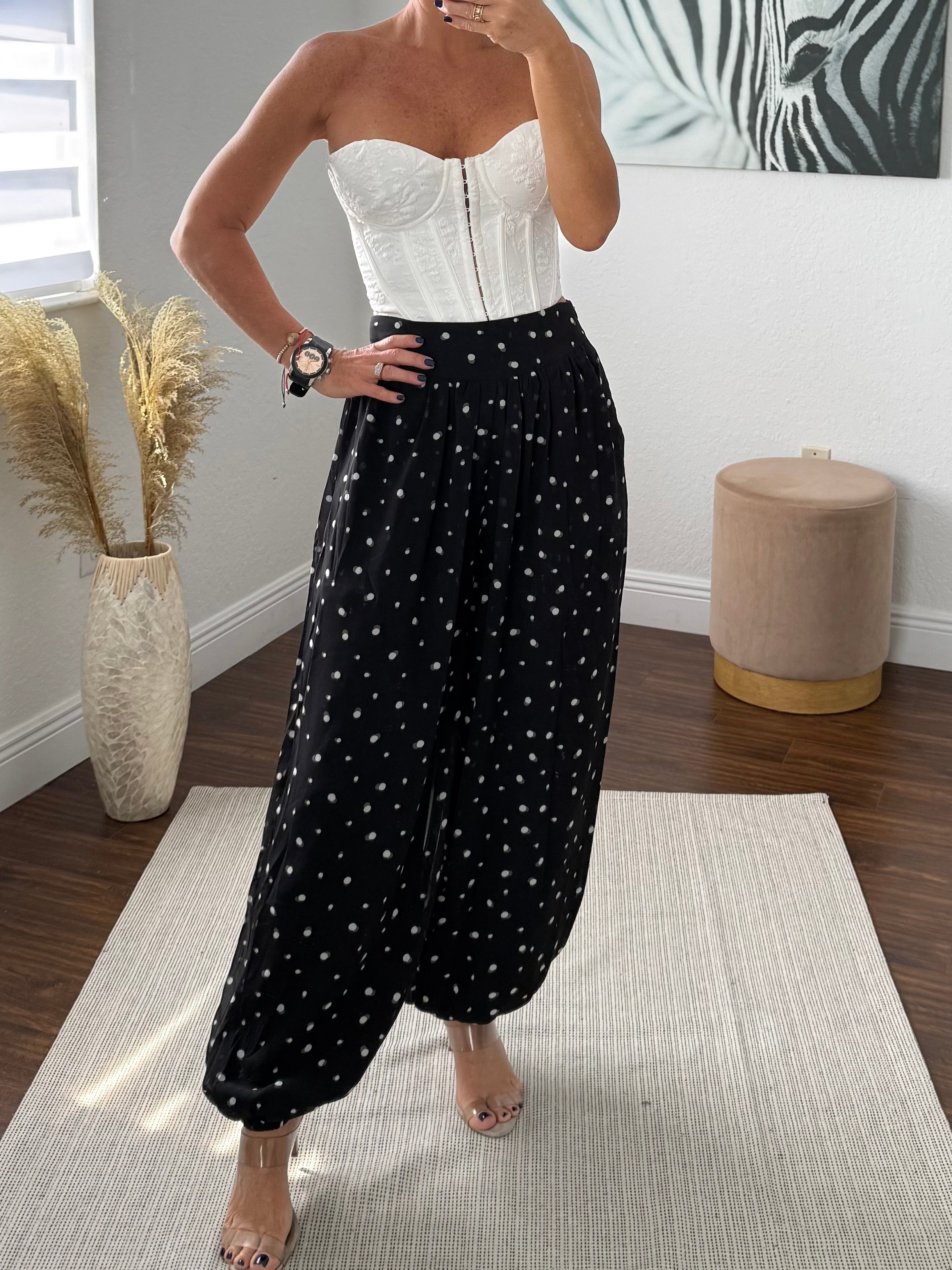 Polka Dot balloon Pants