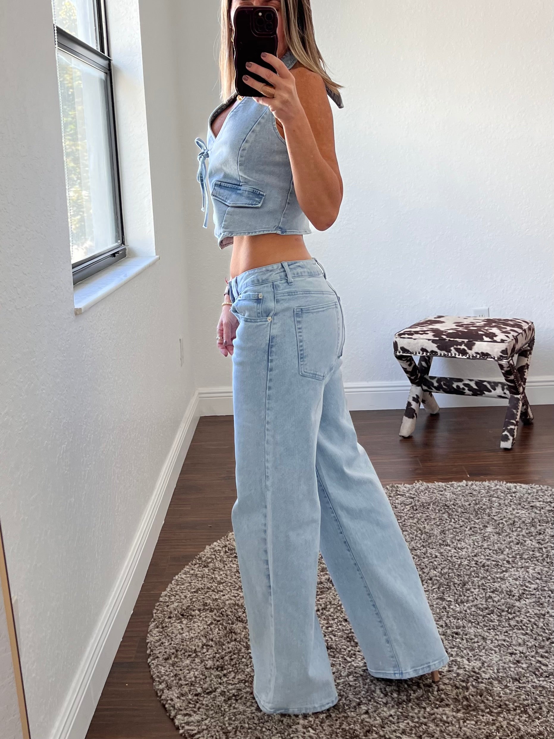 Vogue vibes   denim    Set