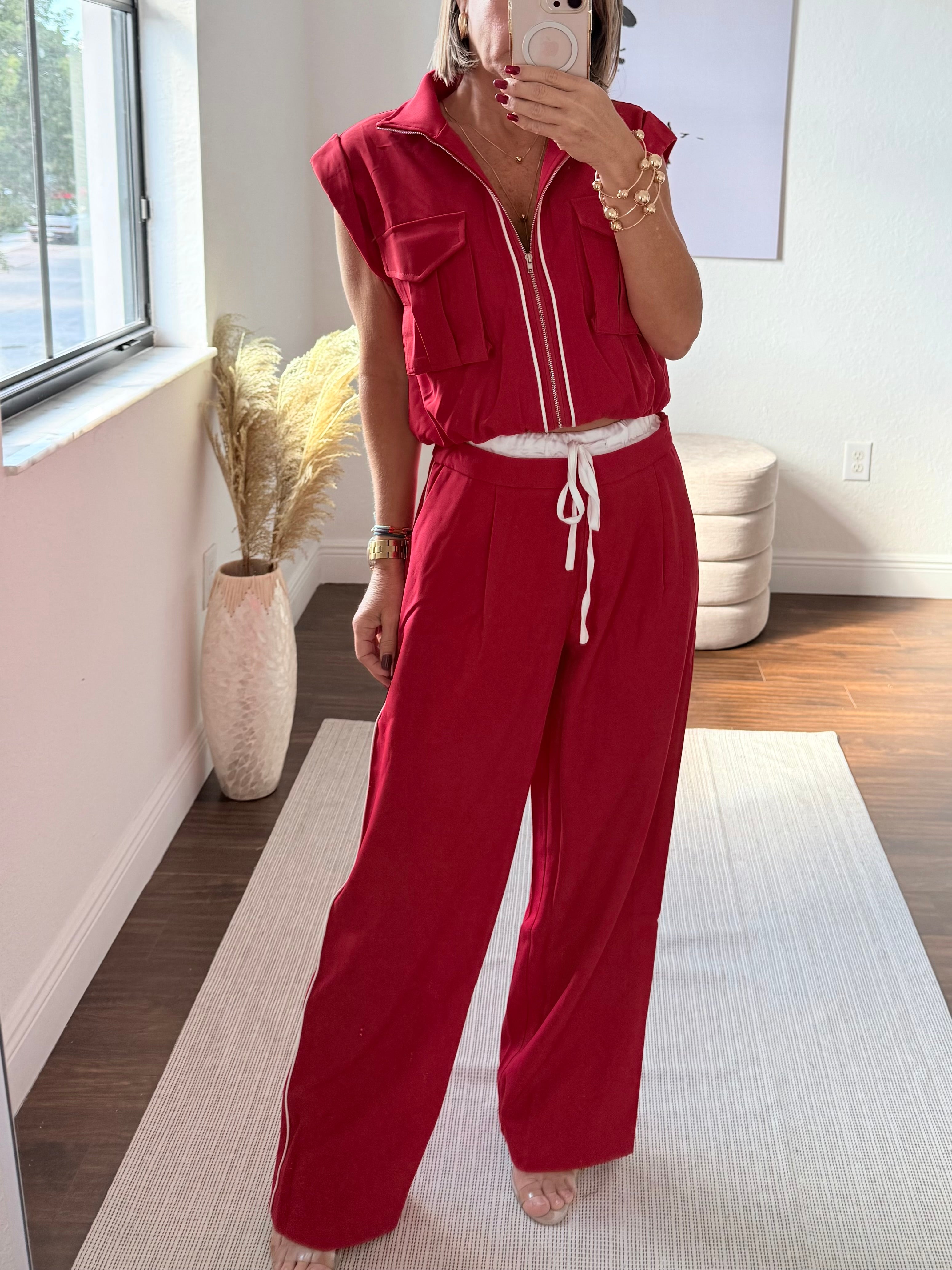 Cozy-Chic Double Waistband Set