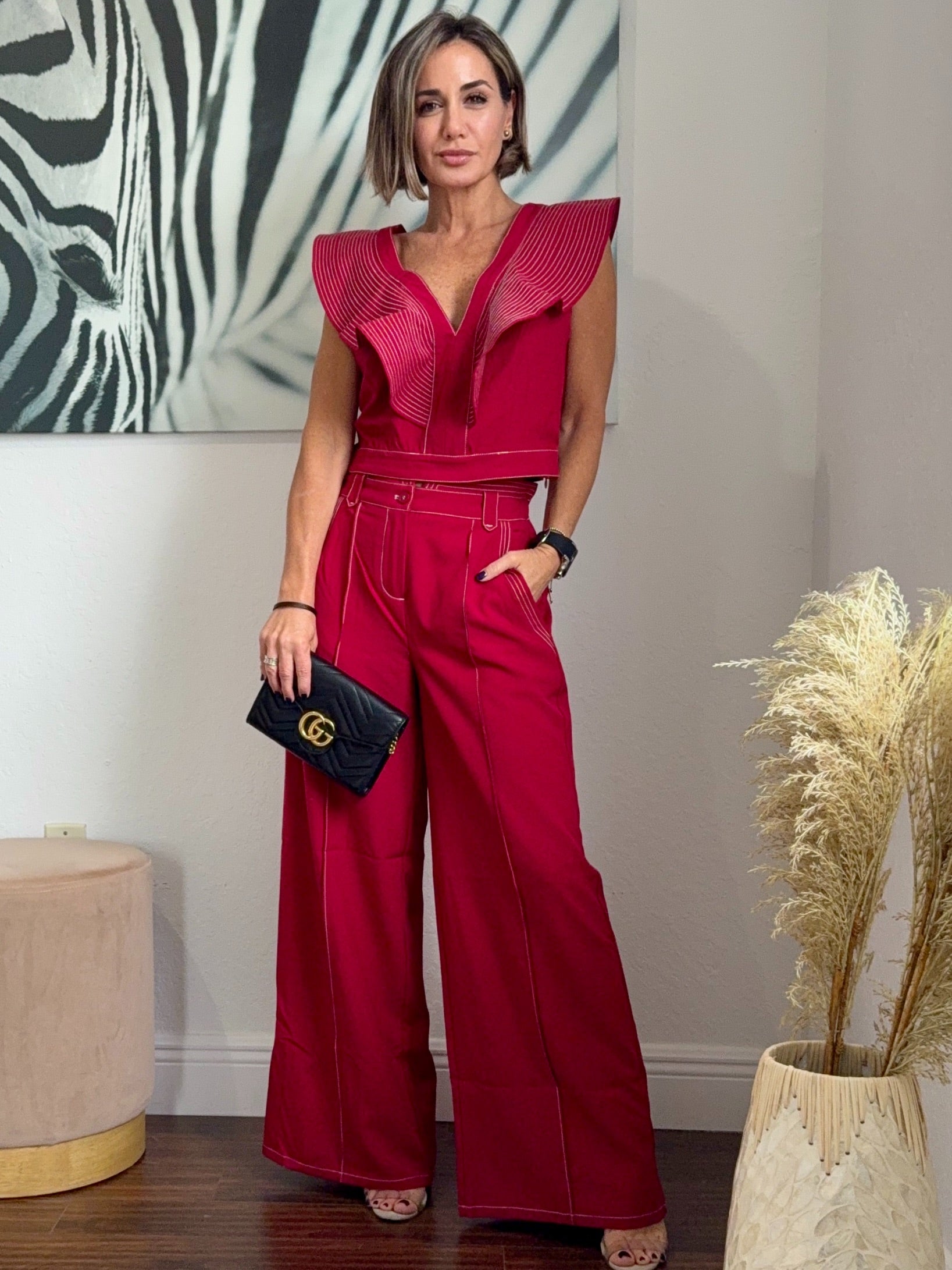 Set & Top and Pants with Relaxed Fit