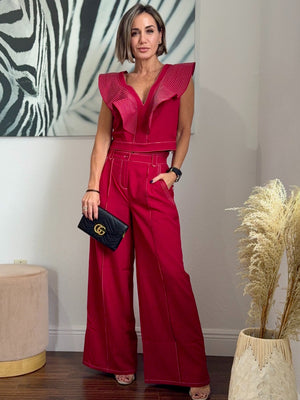 Set & Top and Pants with Relaxed Fit