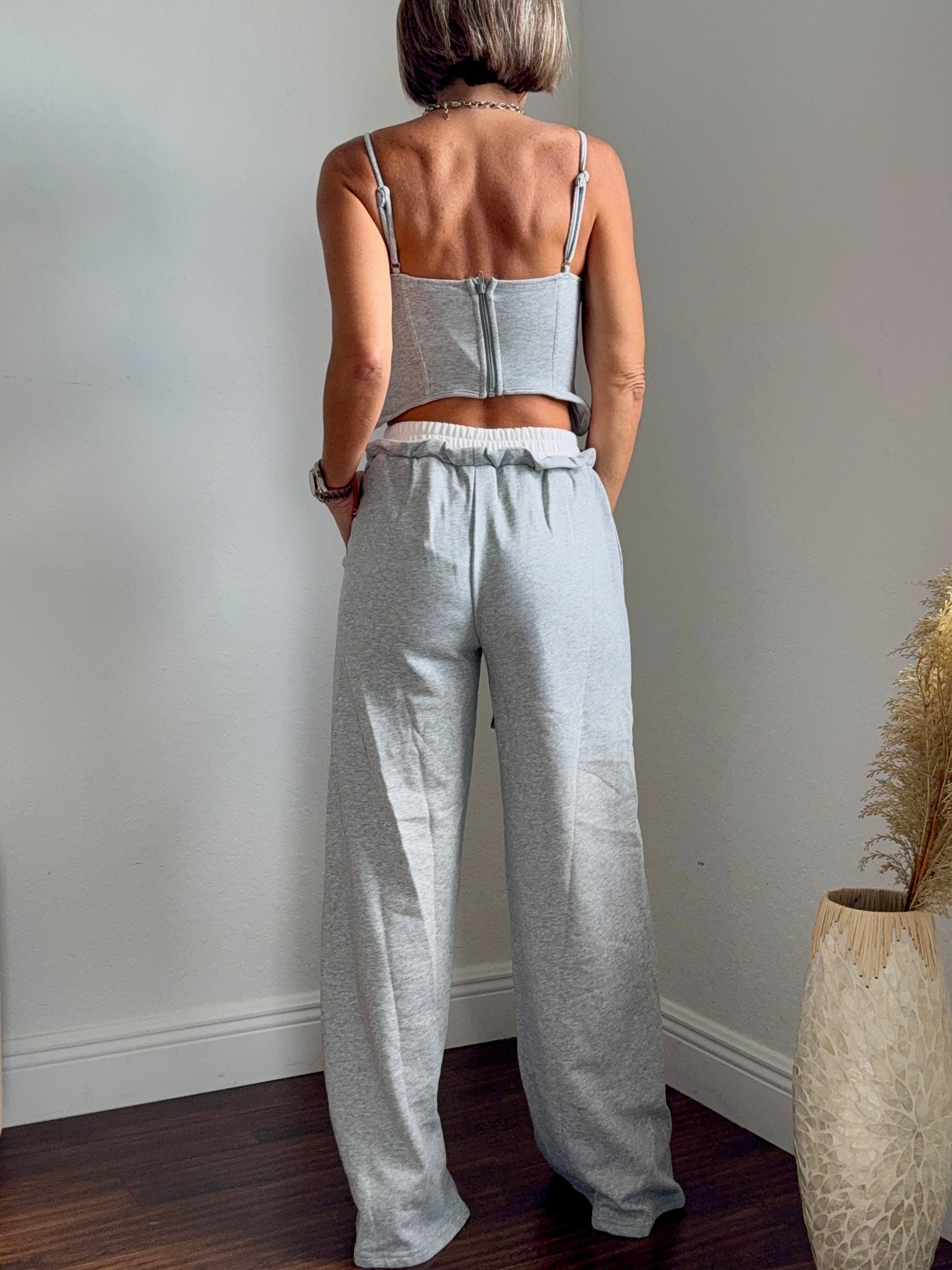 Corset Top & Pants Comfy-Chic Set