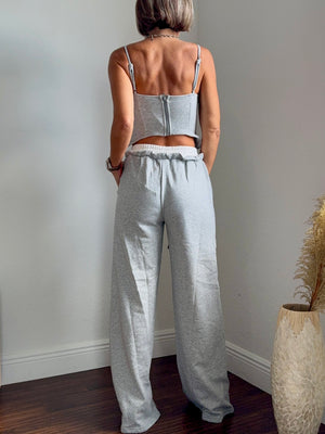 Corset Top & Pants Comfy-Chic Set