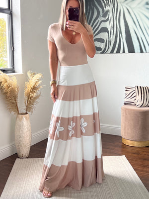 Floral  maxi skirt