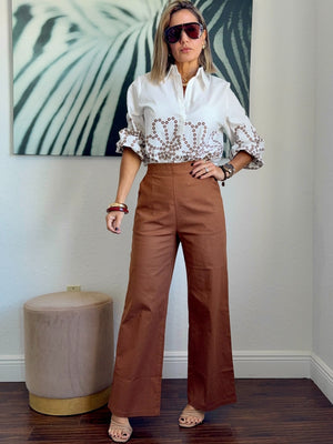Two-Piece Linen Chic Set