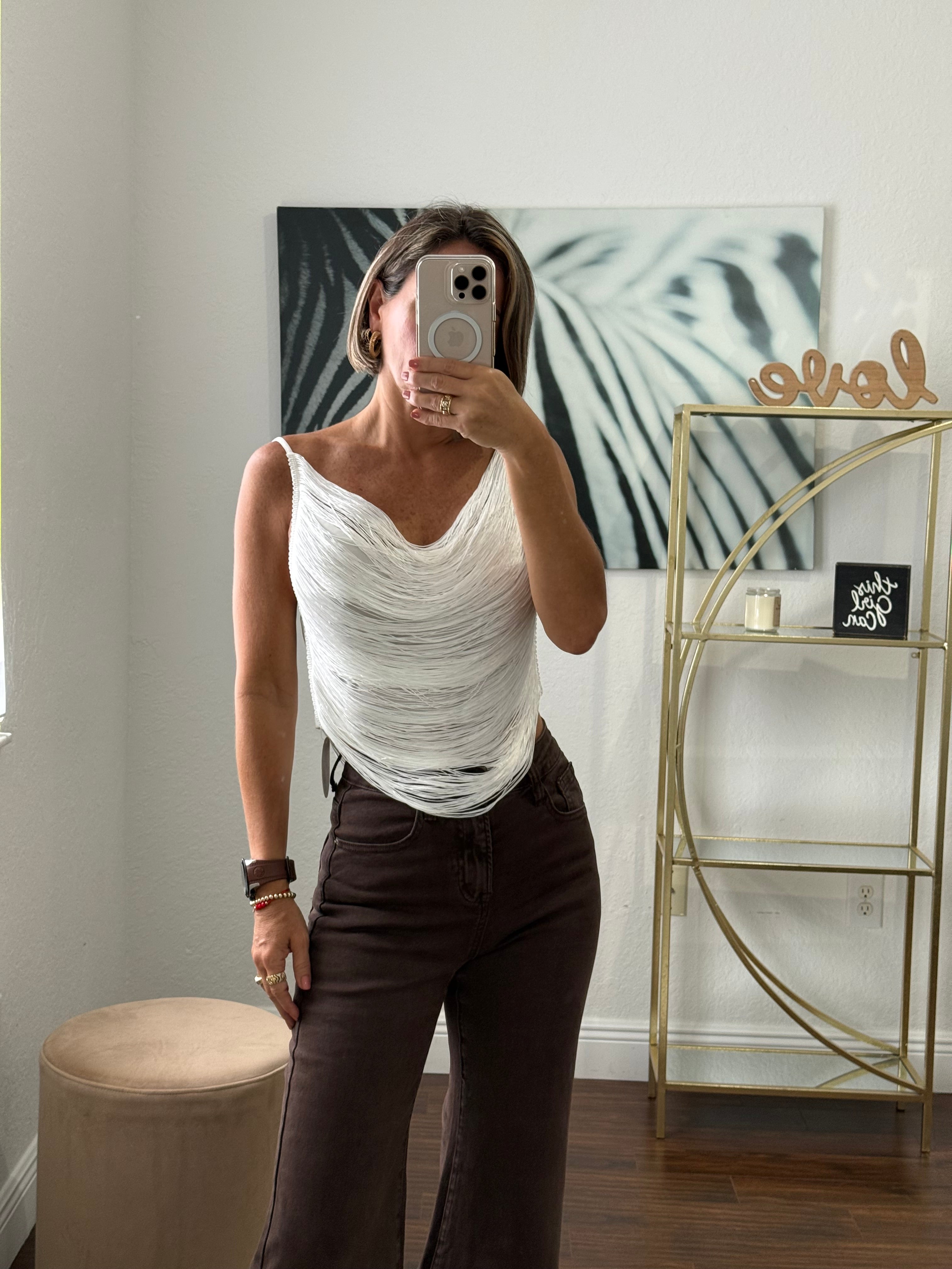 Stunning Fringe Top