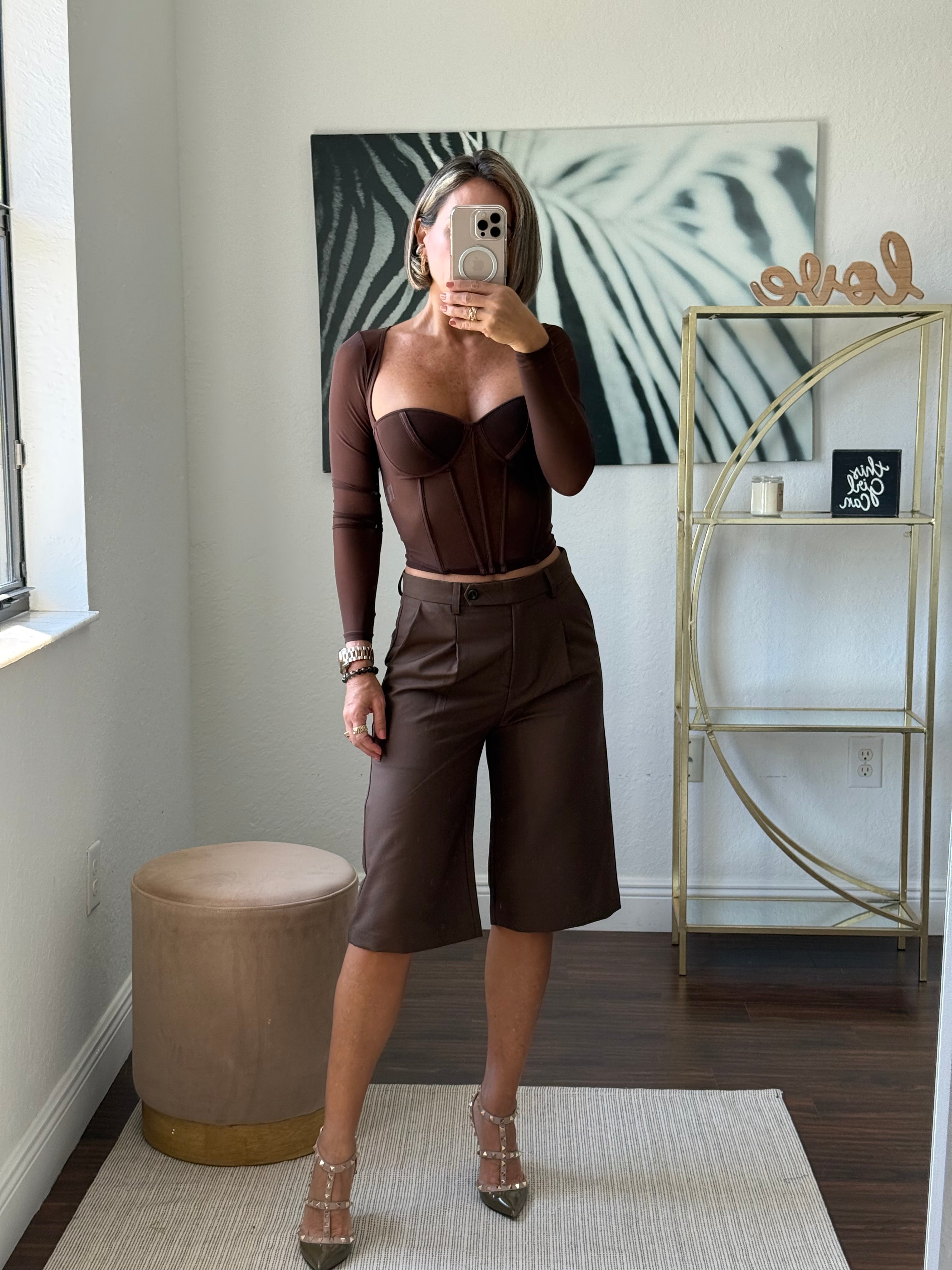Chic Mocha Bermuda