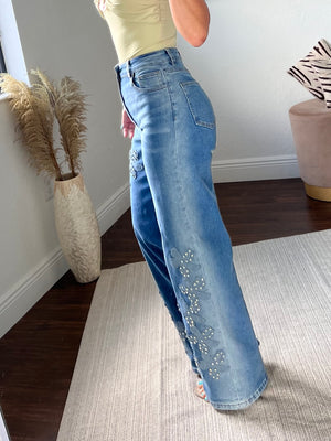 Flowers    jeans