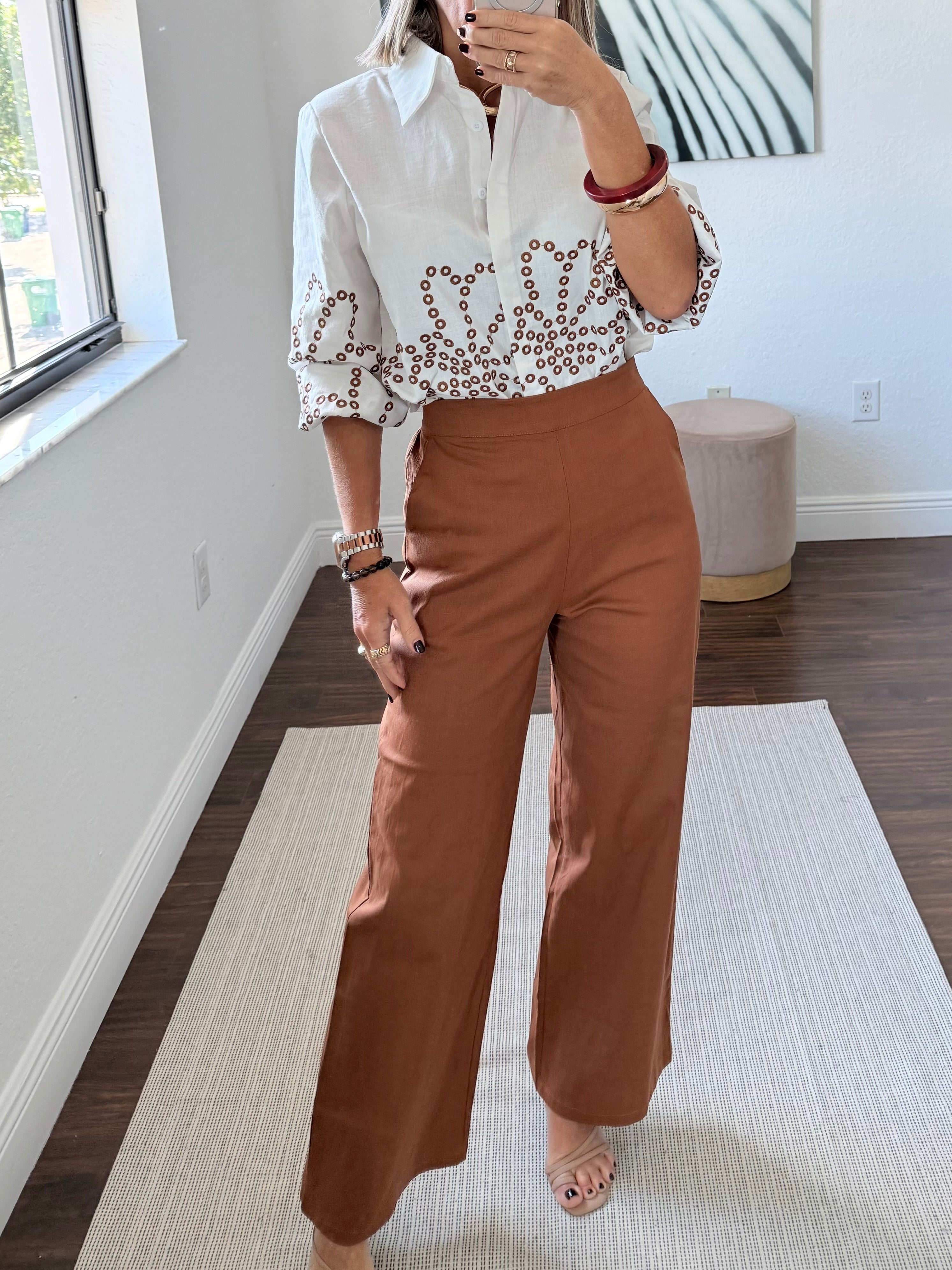 Two-Piece Linen Chic Set