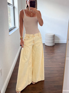 Yellow SUPERWIDE JEANS