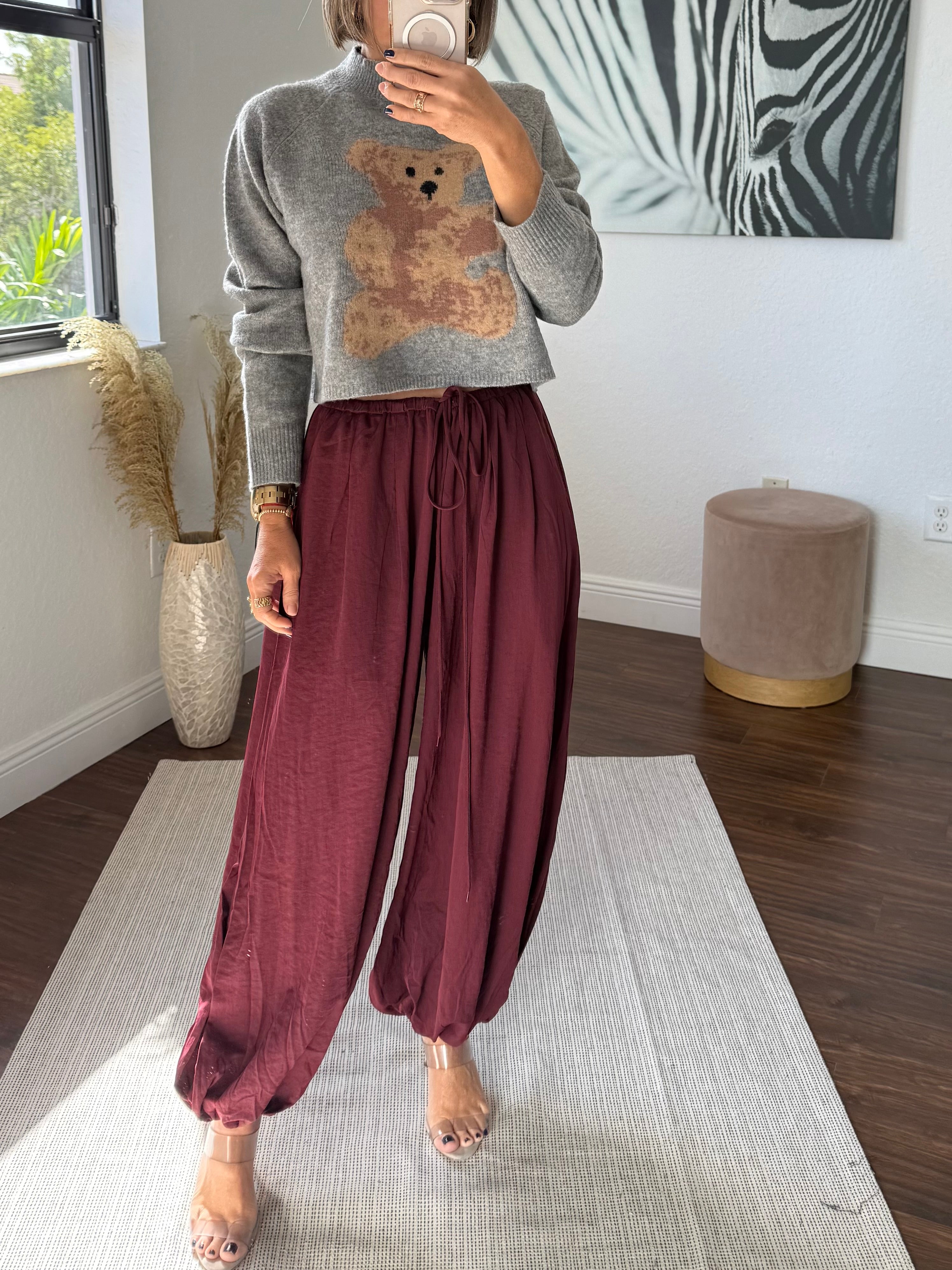 Boho chic Balloon Pants
