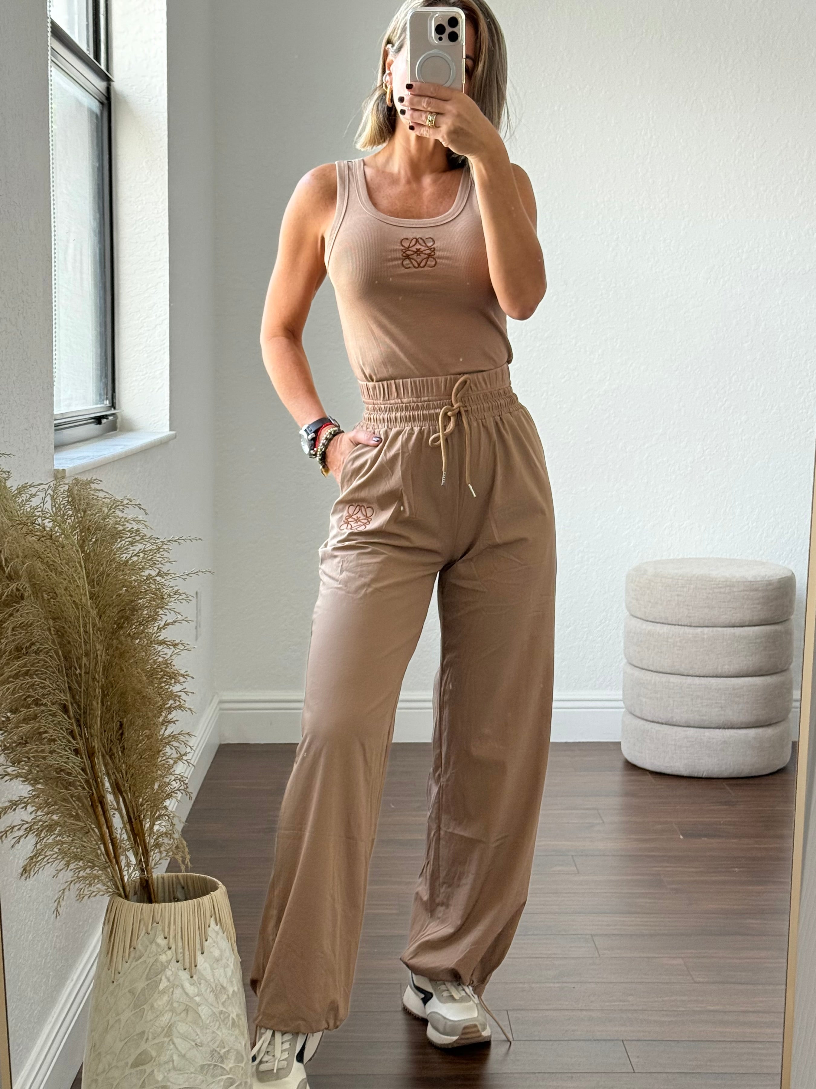 Lightweight Lycra Two-Piece Set – Modern & Chic