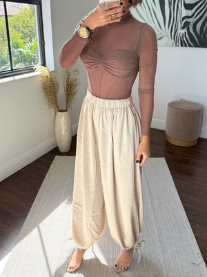 Satin Aladdin  Pants