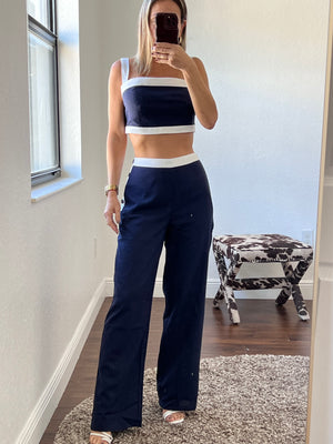 Navy blue Miss Avenue  set