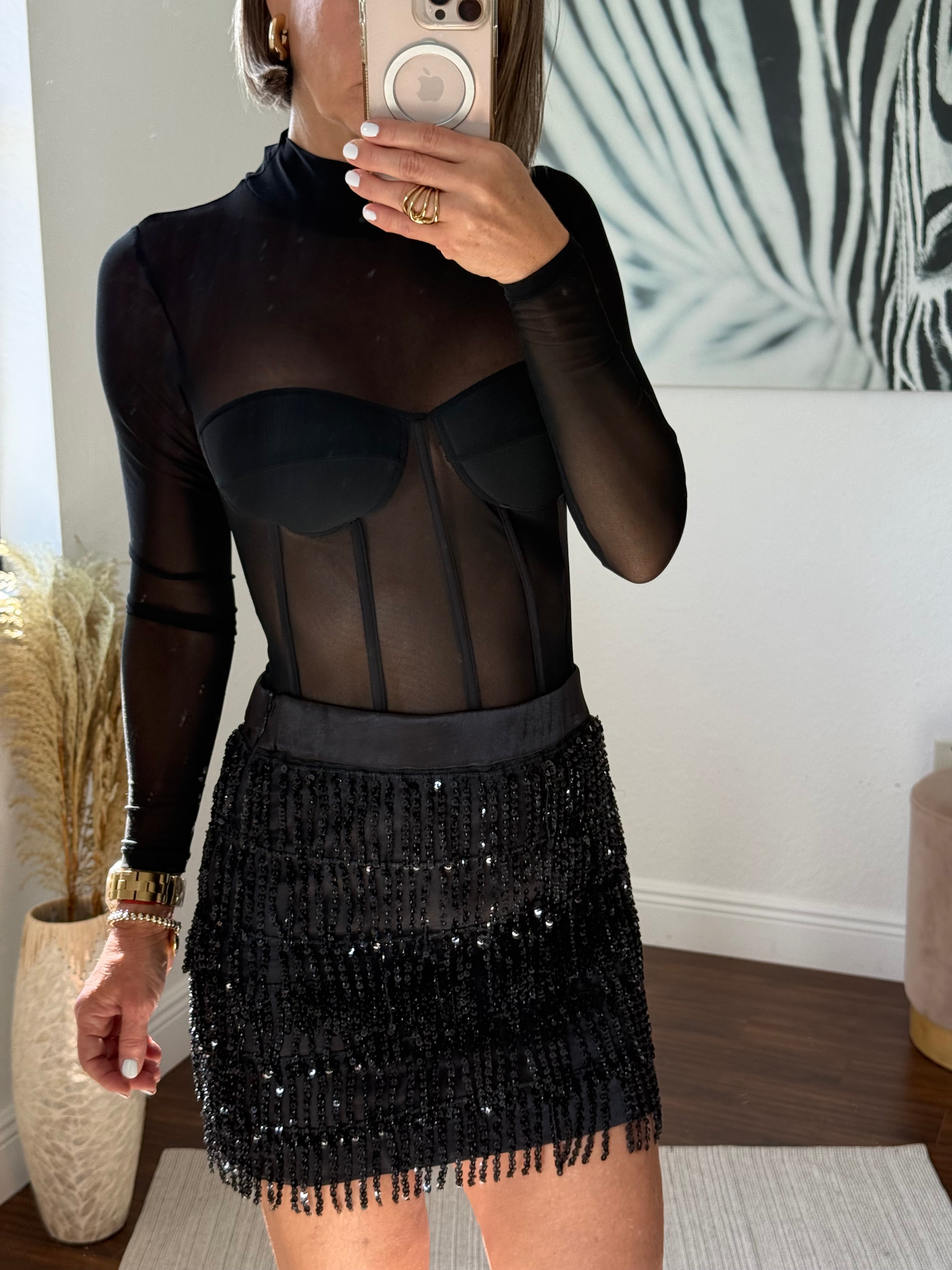 Shine All Night Skirt