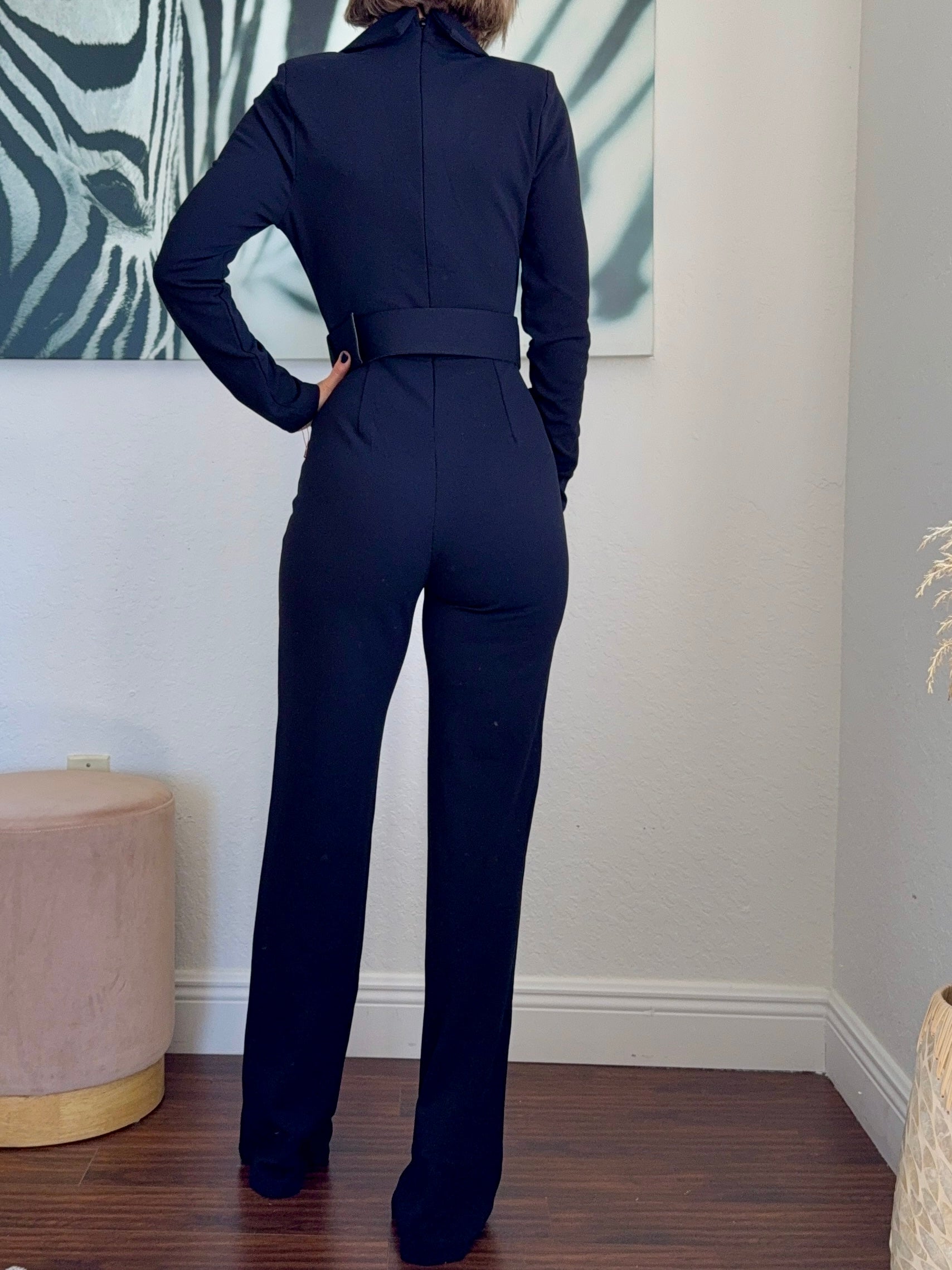Midnight Stretch Jumpsuit
