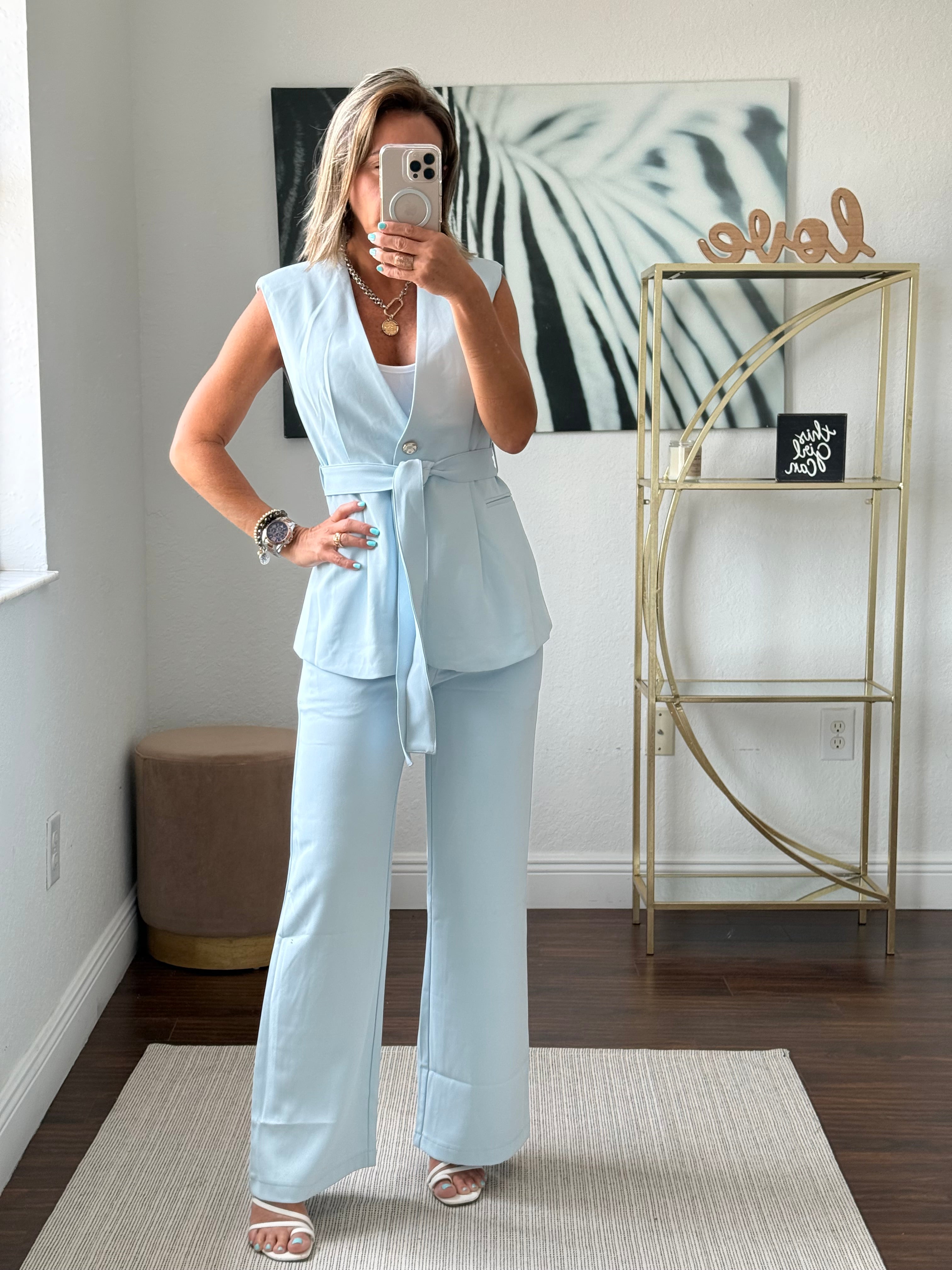 Vogue   vest & PANTS  set