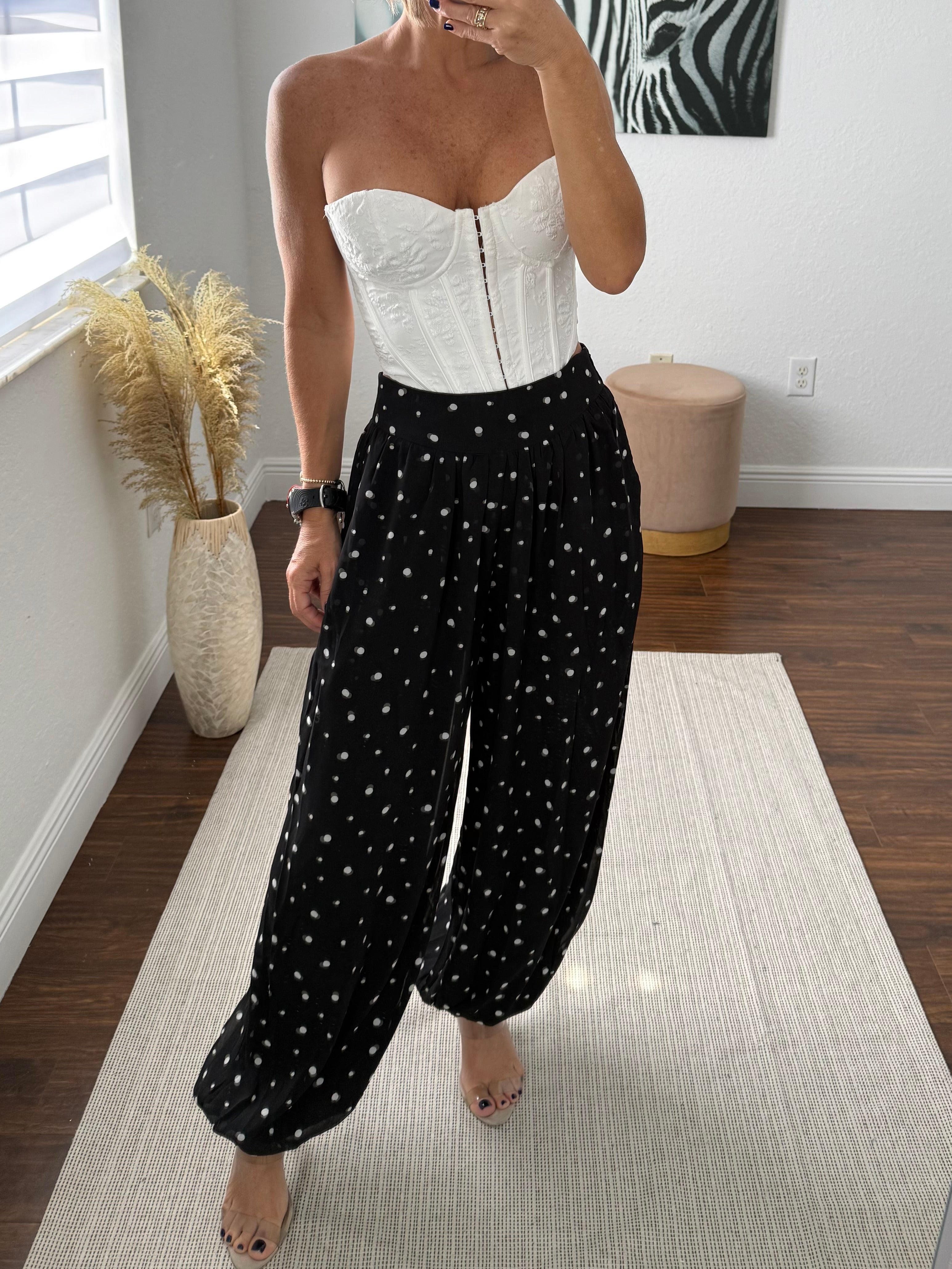 Polka Dot balloon Pants