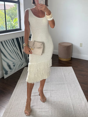 Exotic Midi Dress with Chic Detail
