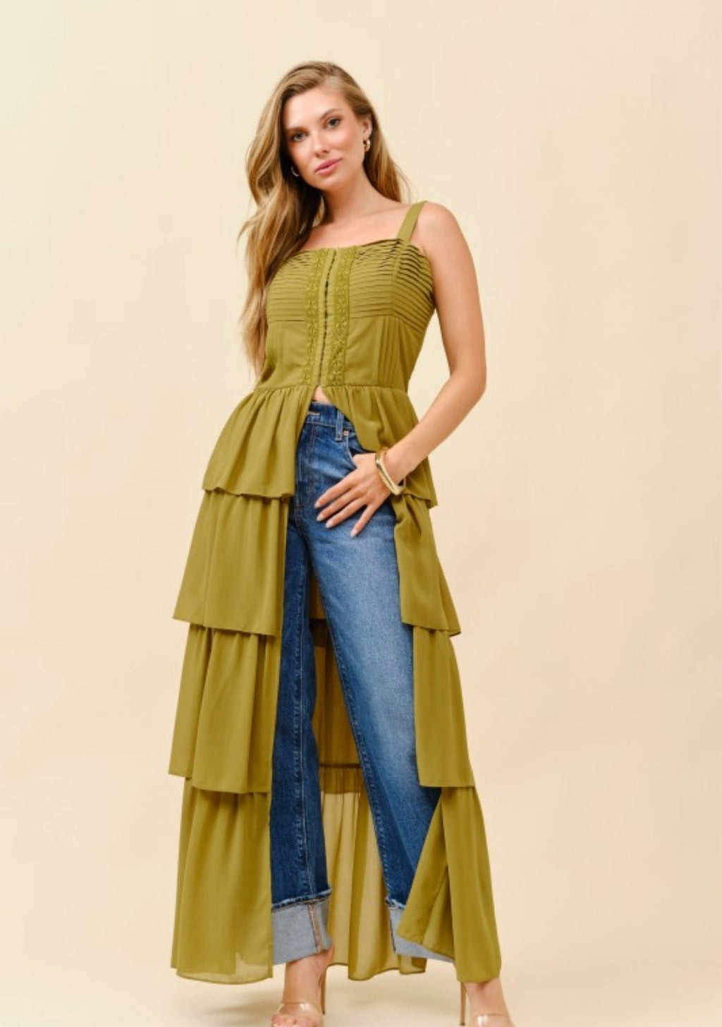 Green  blouse /cover up