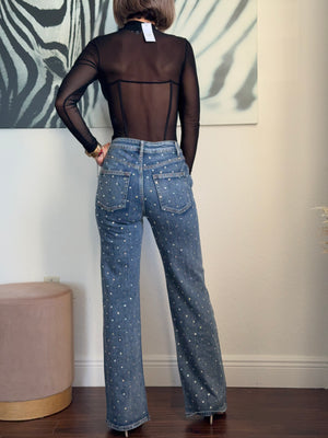 Glow Effect Jeans – Shine