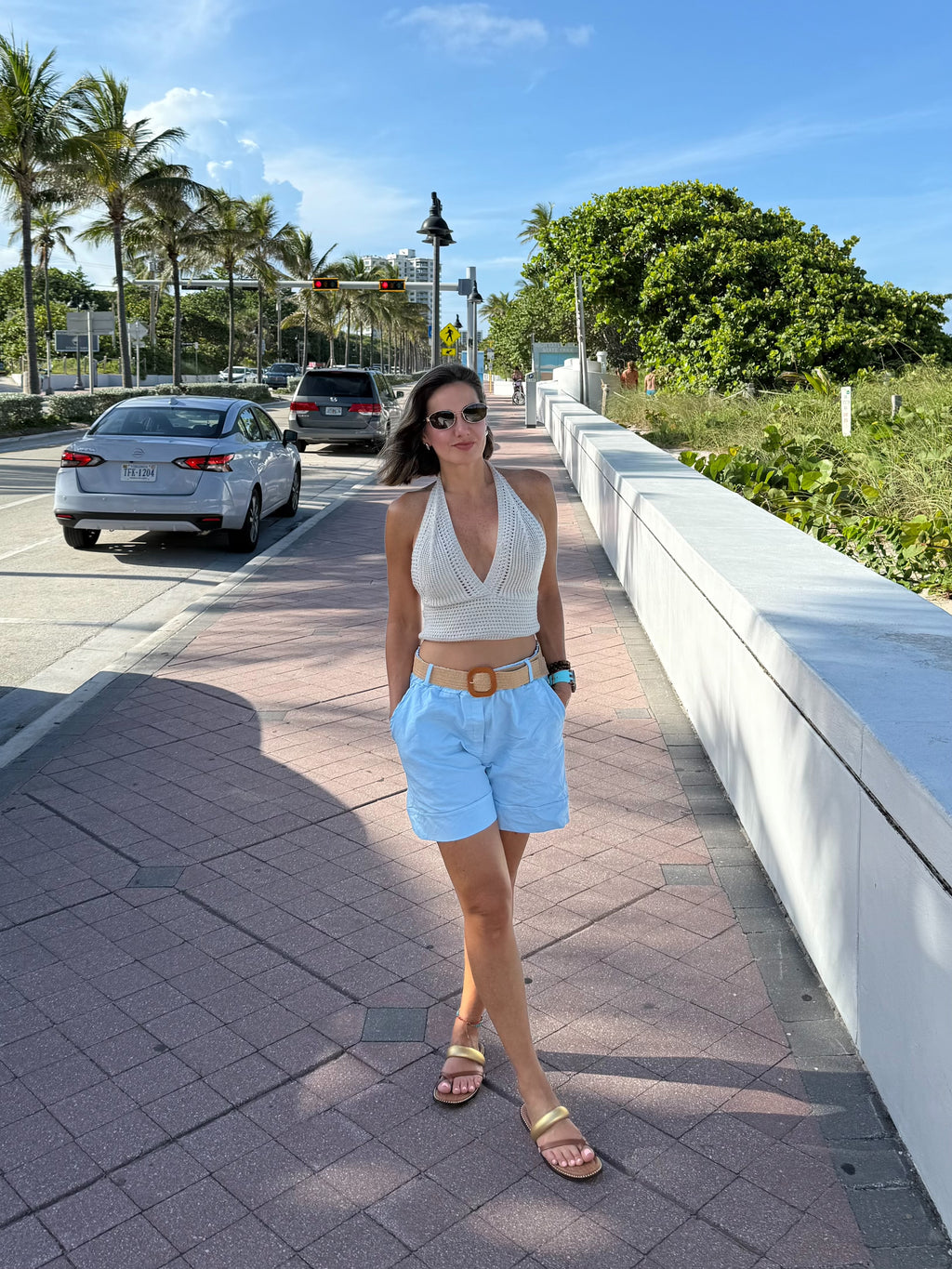 Baby blue Short