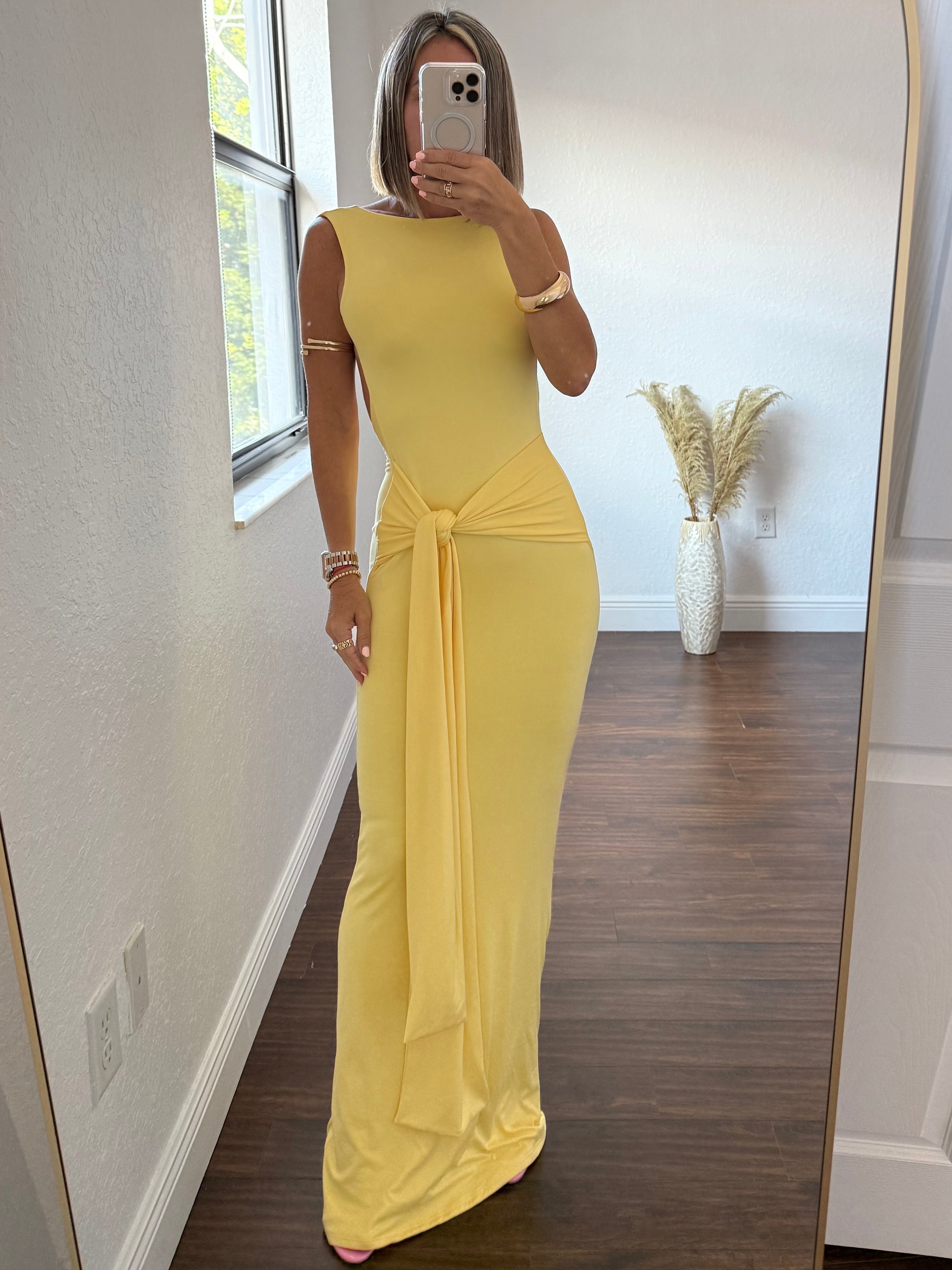 Yellow Maxi Dress – Effortless Comfort & Style