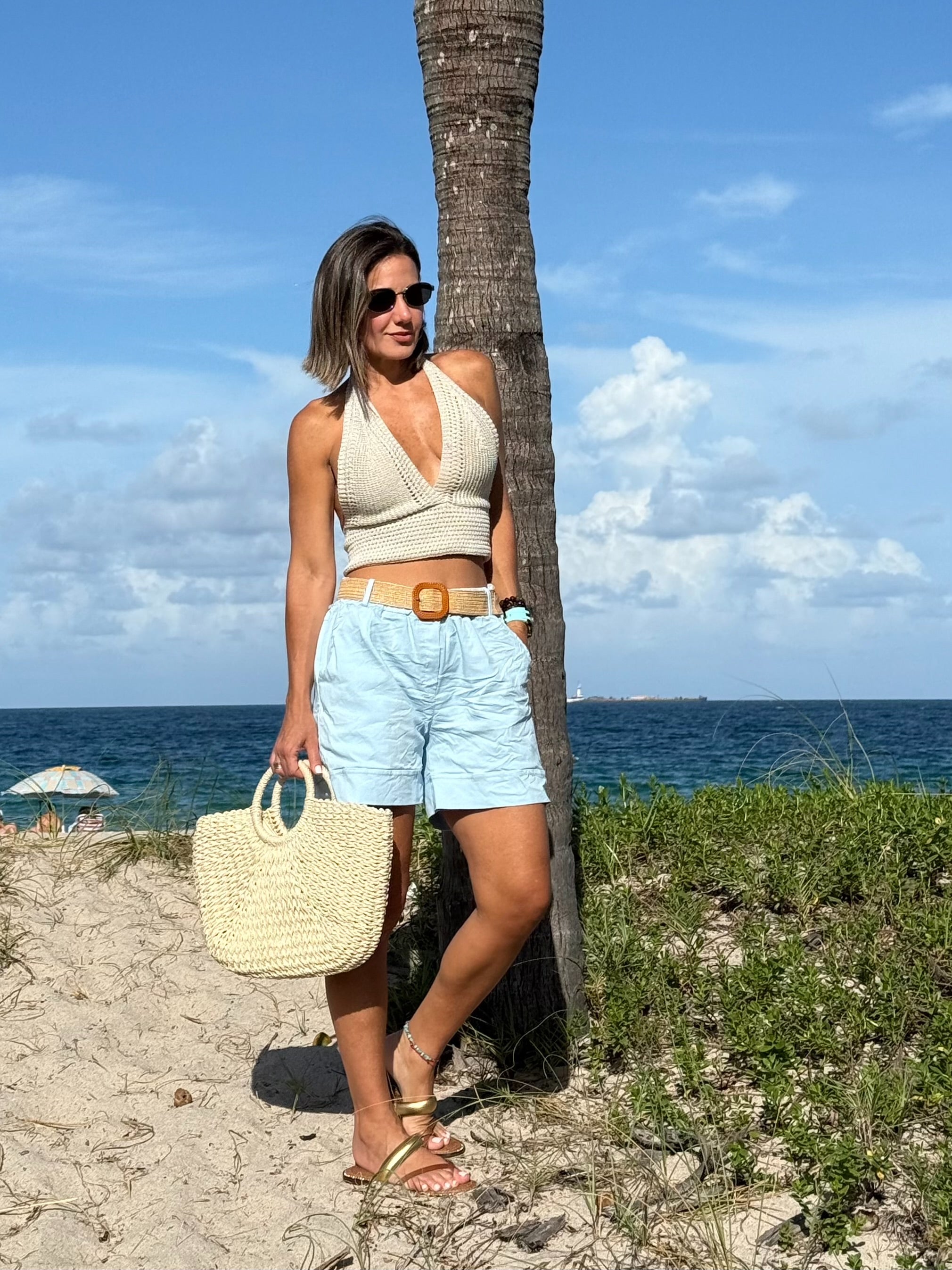 Baby blue Short