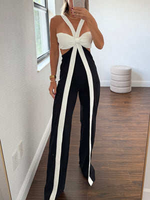 Black & white valentine  Jumpsuit
