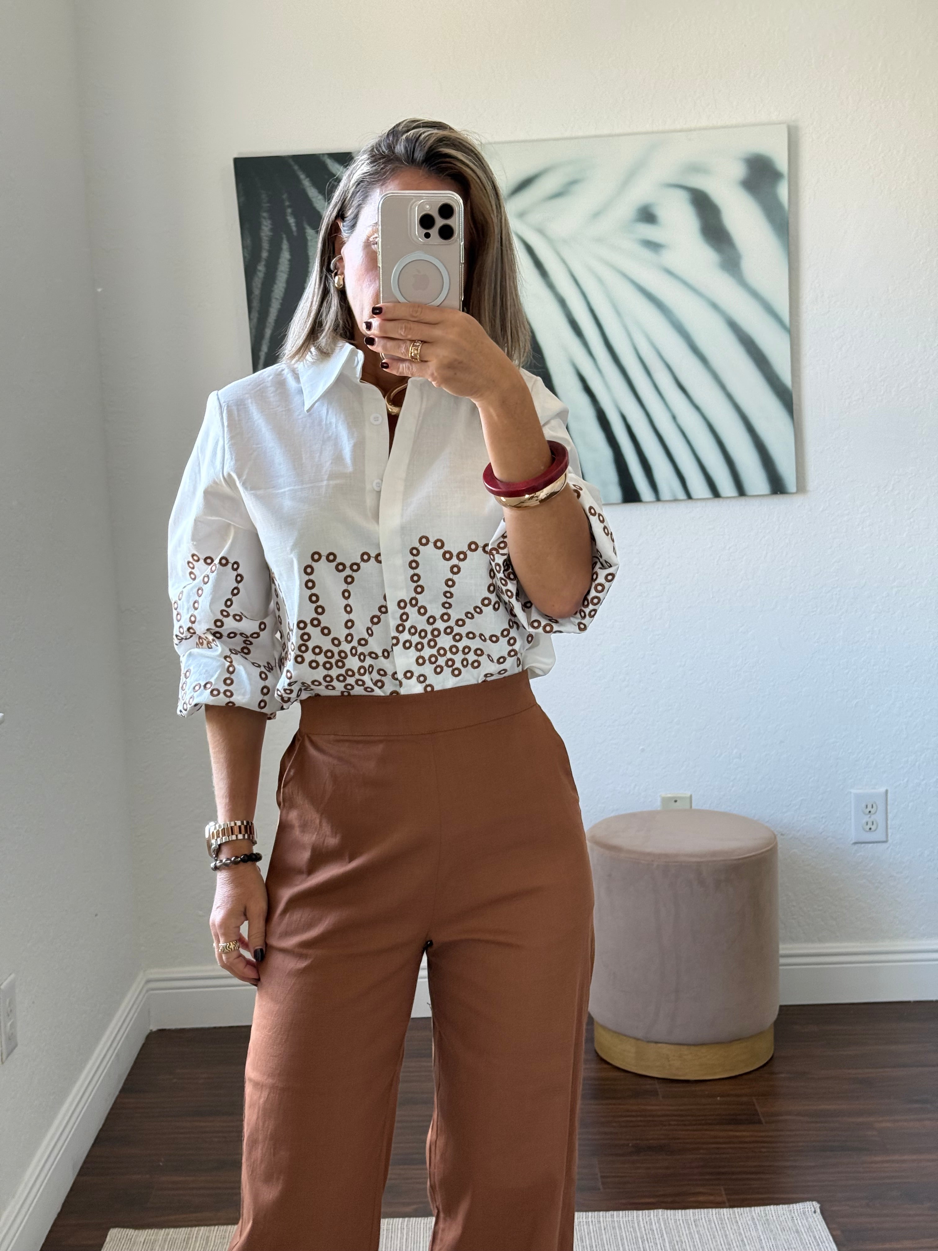 Two-Piece Linen Chic Set