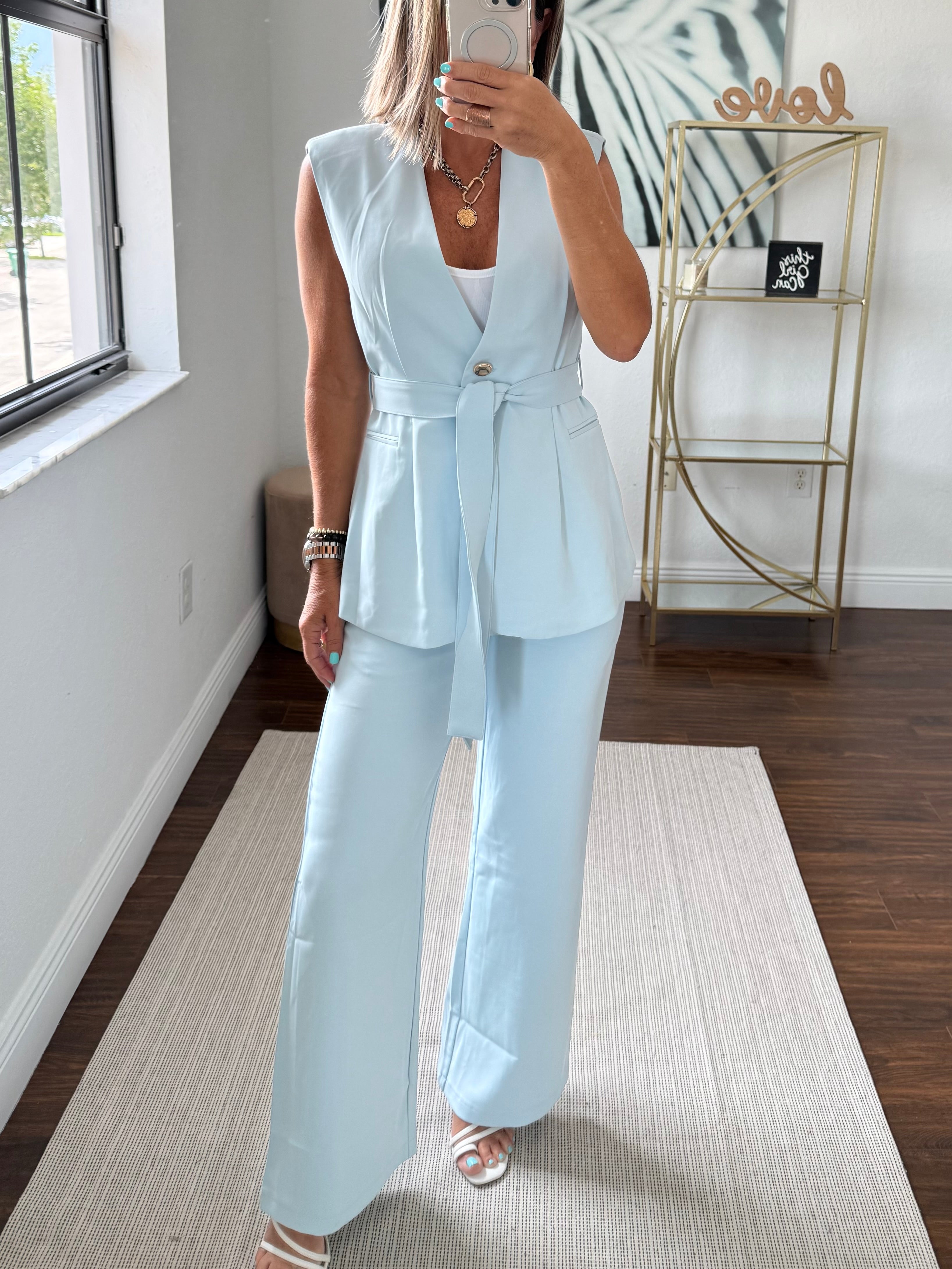 Vogue   vest & PANTS  set