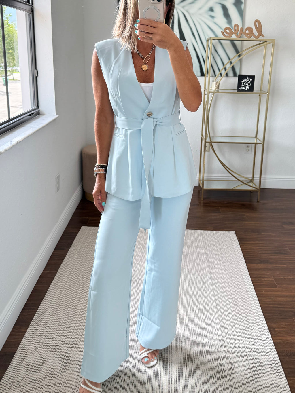 Vogue   vest & PANTS  set