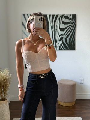 Embellished Corset Top – Sparkle & Elegance