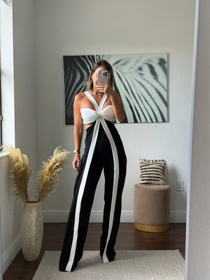 Black & white valentine  Jumpsuit