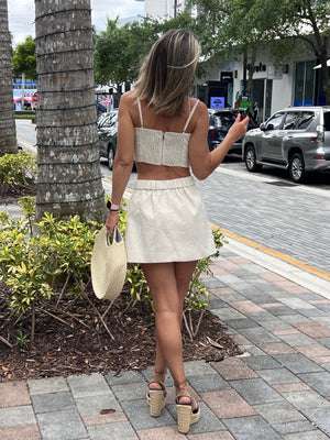 Roses Skirt and top Matching Set