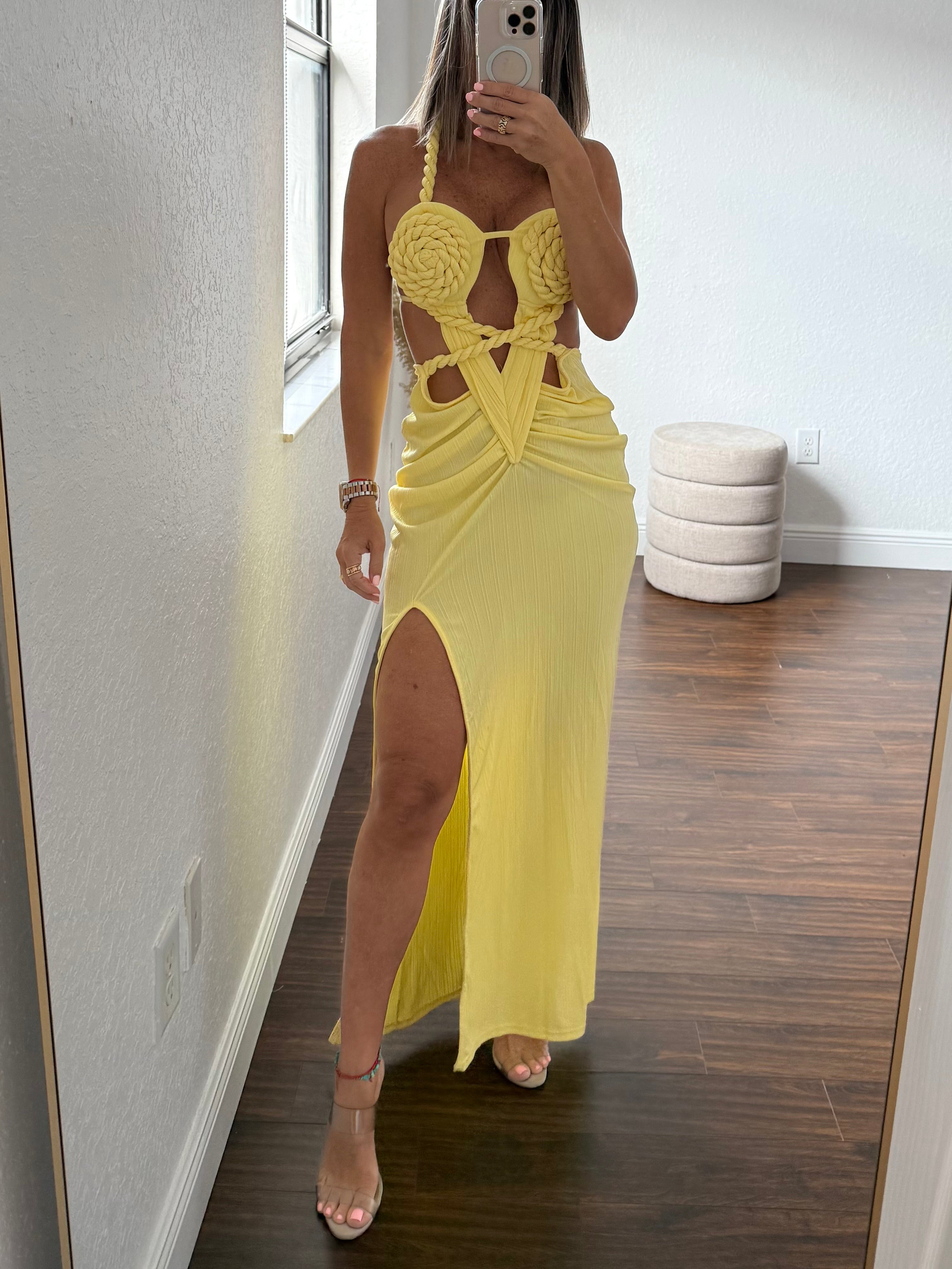 Yellow chic    dress
