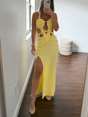 Yellow chic    dress