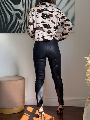 Faux Leather Pants – High Waist & Perfect Fit