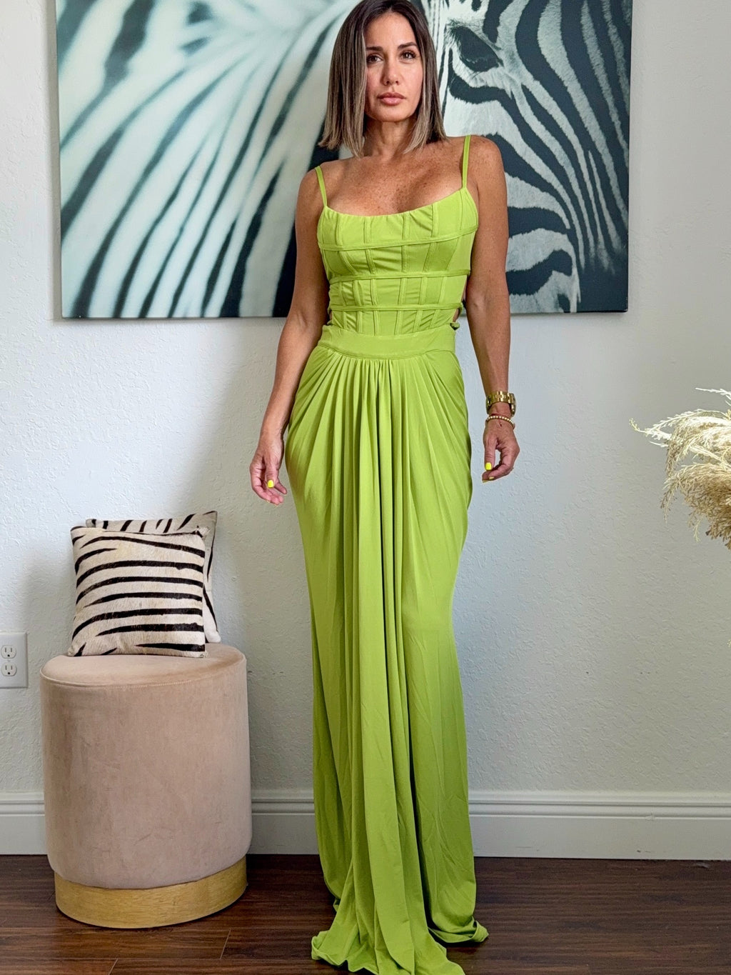 Green Diosa   dress