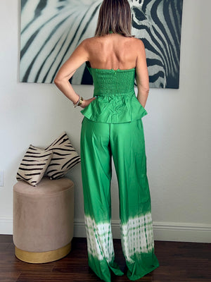 Chikways  Green tiedye set