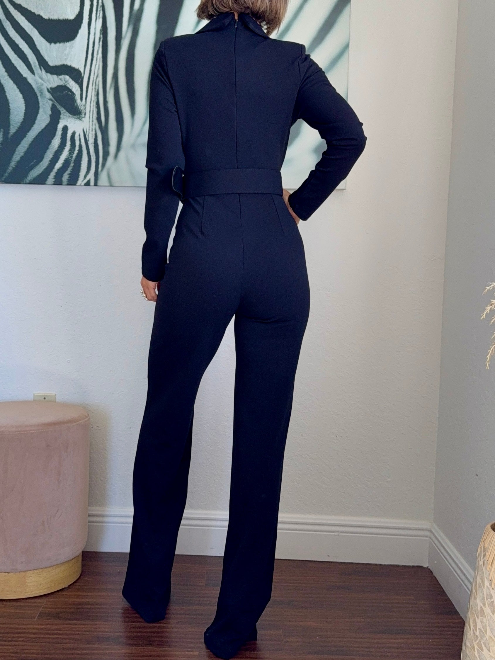 Midnight Stretch Jumpsuit