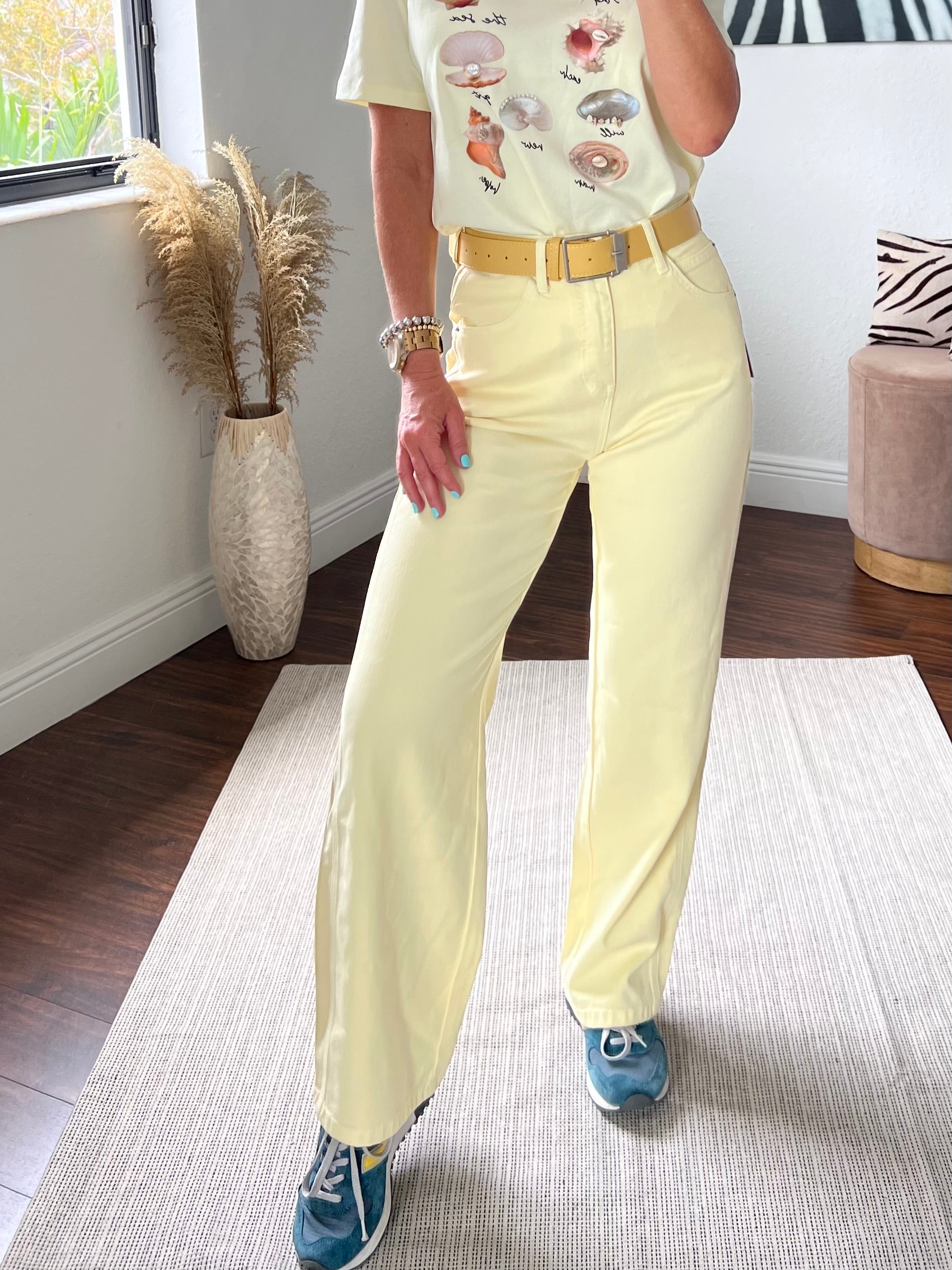 Yellow  Cactus pants