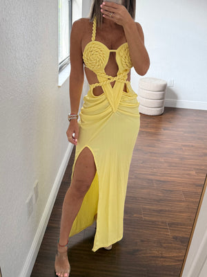 Yellow chic    dress