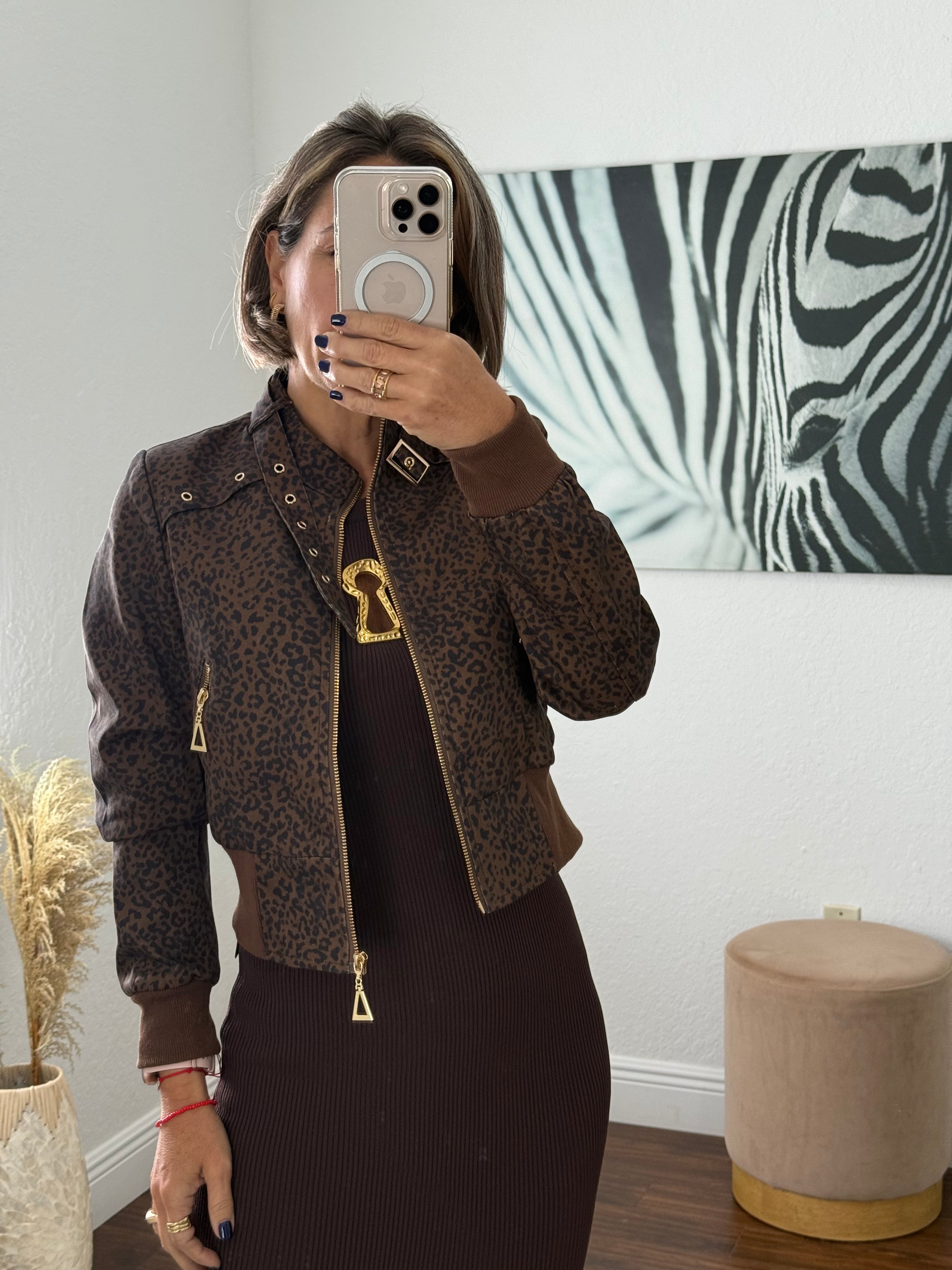 Animal print Jacket