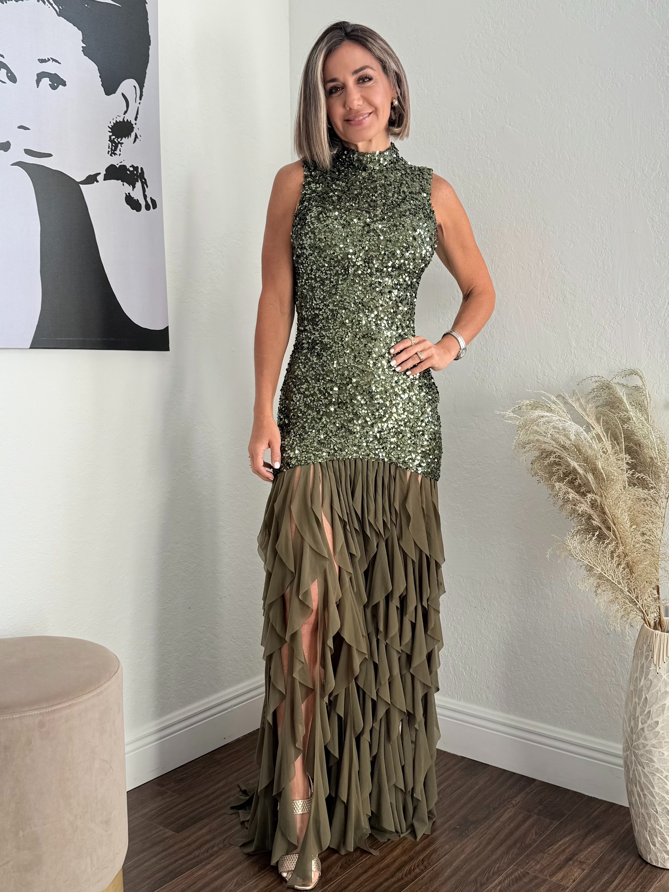 Mystic Sparkle Sequin & Tulle Dress