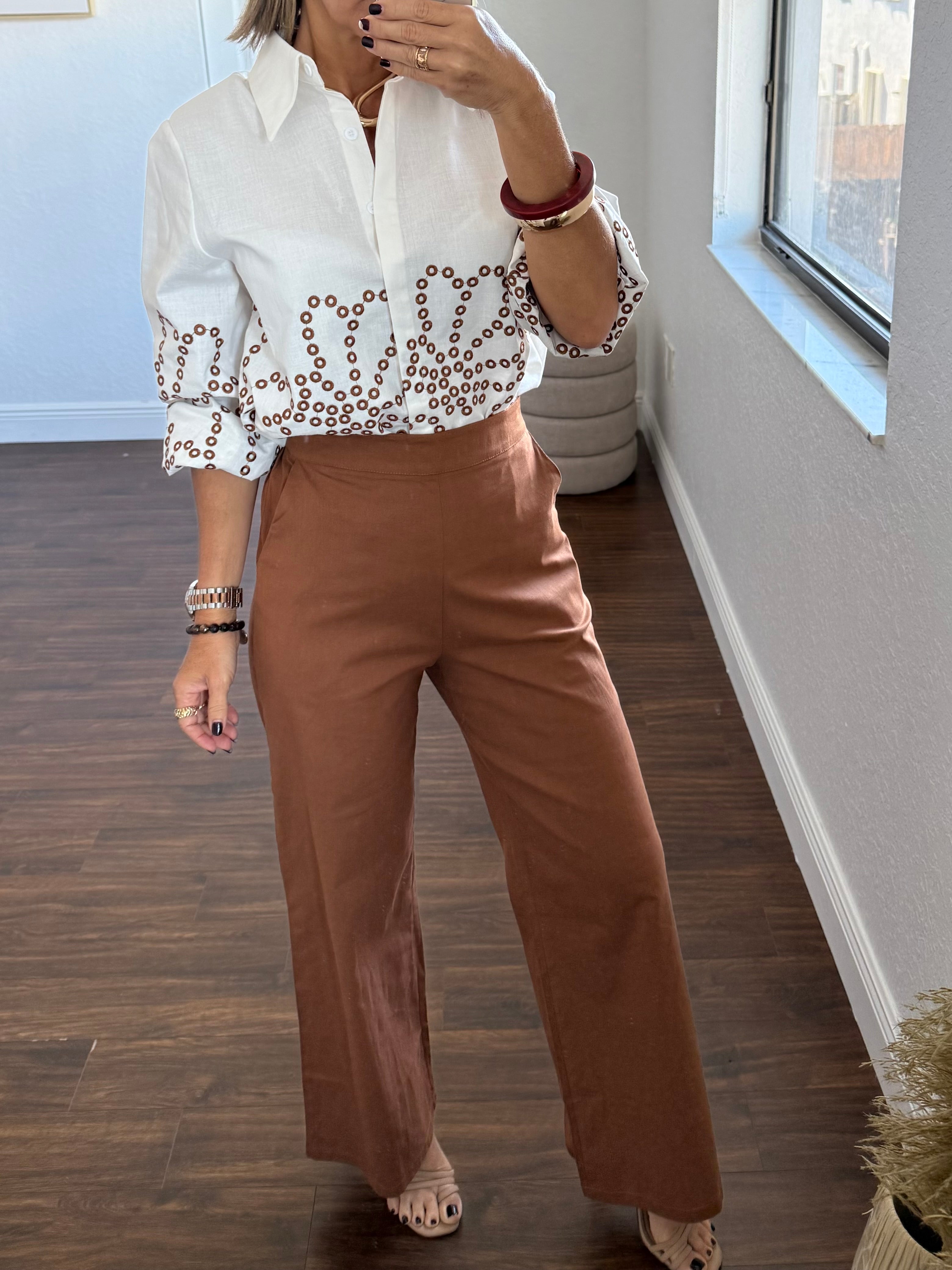 Two-Piece Linen Chic Set